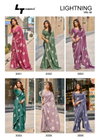 Lightning Vol 30 By LT Pn Silk Bulk Embroidery Saree Orders In India